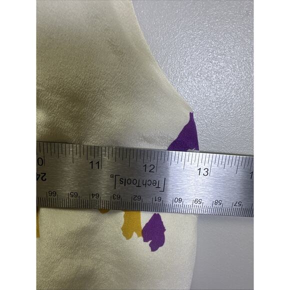 Anthropologie Greylin Tank Top Womens XS Cheetah Print Silk Y2K Cream Office - Picture 7 of 7